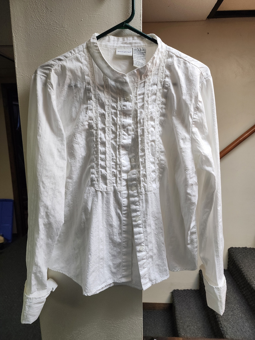 Vintage White Stag Women's Cotton Blouse